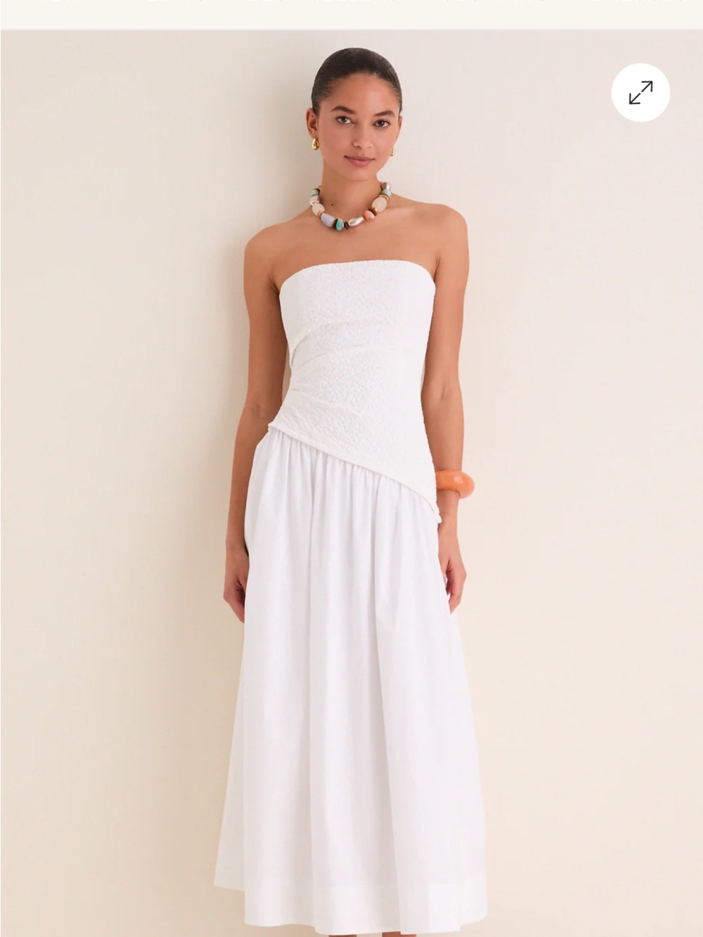 STAUD White Nia Dress
